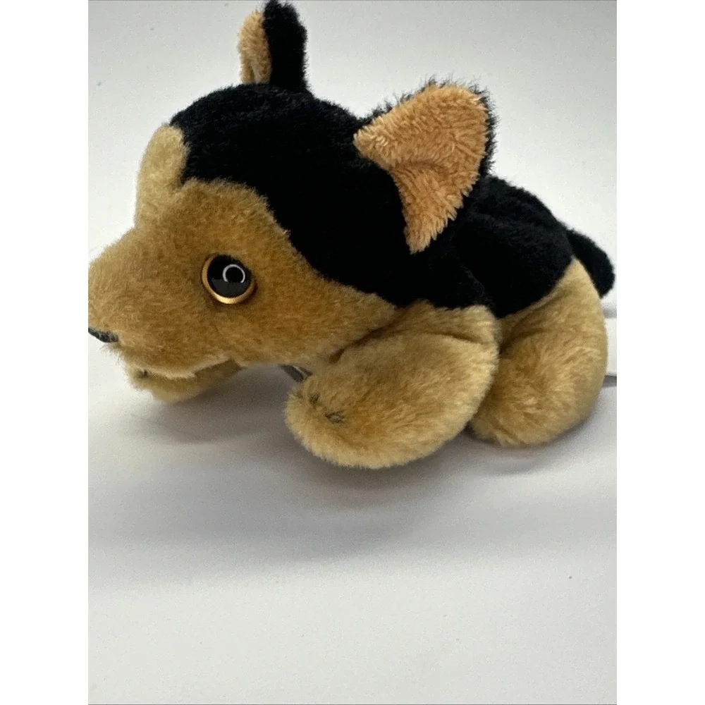 Russ Petooties Pets Alsatian German Shepherd GSD Dog Plush Toy Small 5in Brown